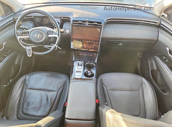 5NMJE3AE2NH020503 2022 HYUNDAI TUCSON Silver Dashboard view