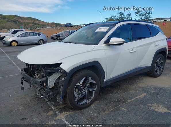 5NMJECAE9NH034821 2022 HYUNDAI TUCSON White Przód lewy