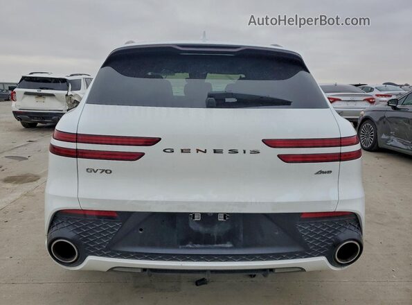 5NMMADTB0SH023316 2025 GENESIS GV70 White Vista trasera