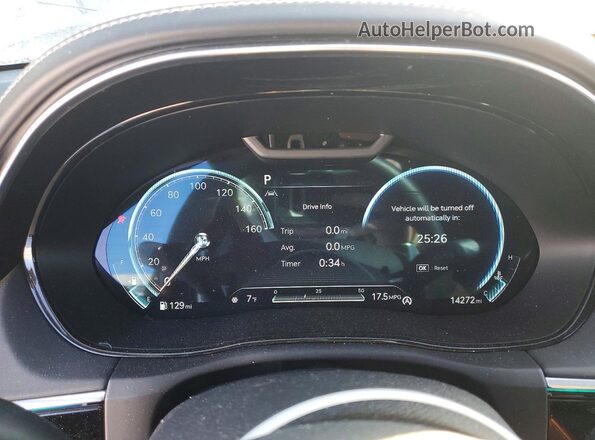 5NMMADTB8RH009612 2024 GENESIS GV70 Black ხელსაწყოთა პანელის ხედი