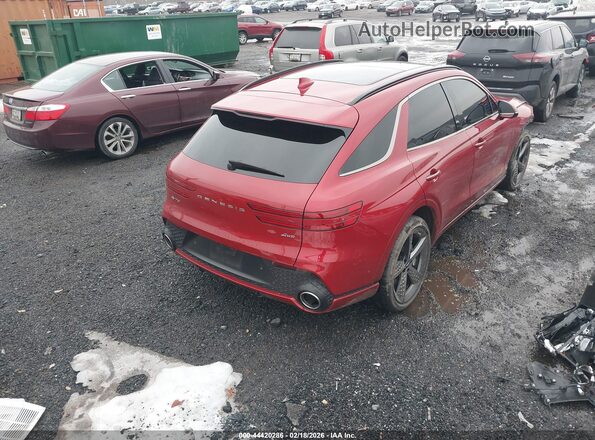 5NMMADTB8RH011859 2024 GENESIS GV70 Red Задня права чверть