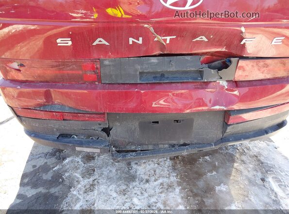 5NMP2DG19RH003331 2024 HYUNDAI SANTA FE HYBRID Red Vista frontal