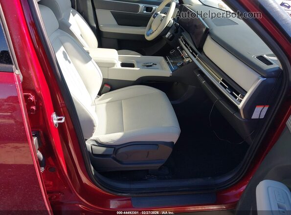 5NMP2DG19RH003331 2024 HYUNDAI SANTA FE HYBRID Red Vista interior delantera
