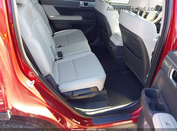 5NMP2DG19RH003331 2024 HYUNDAI SANTA FE HYBRID Red Vista de la etiqueta del VIN