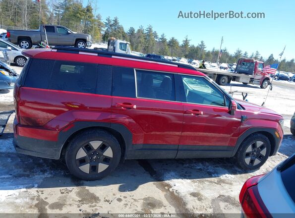 5NMP2DG19RH003331 2024 HYUNDAI SANTA FE HYBRID Red Vista interior trasera