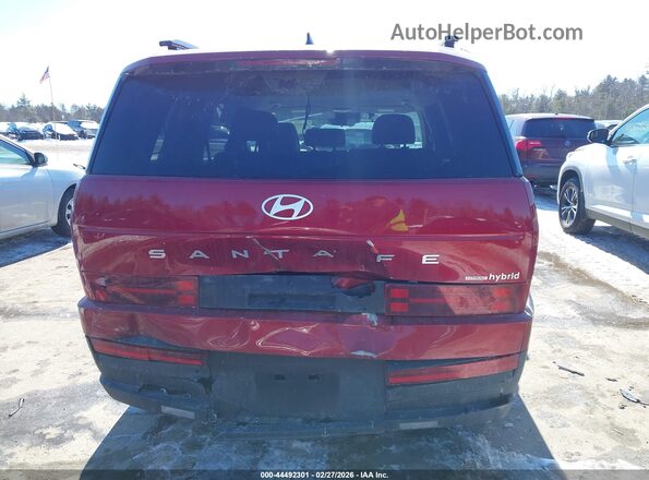 5NMP2DG19RH003331 2024 HYUNDAI SANTA FE HYBRID Red 