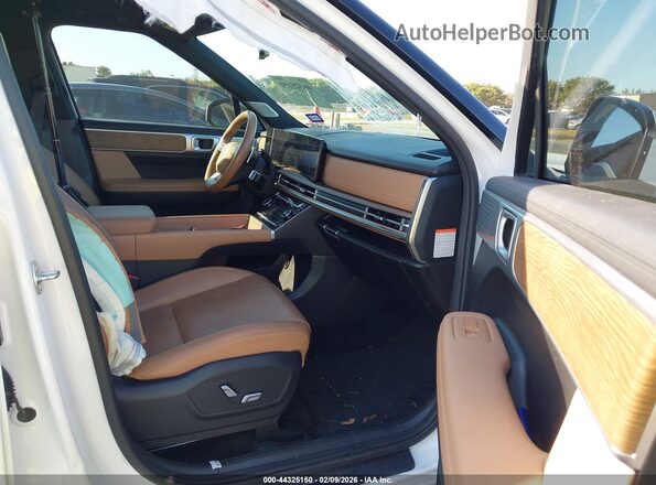 5NMP34G13SH025523 2025 HYUNDAI SANTA FE HYBRID White Vista interior delantera