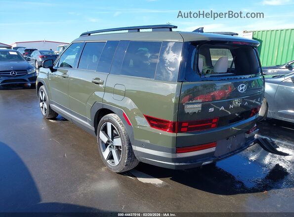 5NMP34G18RH004628 2024 HYUNDAI SANTA FE HYBRID Green უკანა მარცხენა