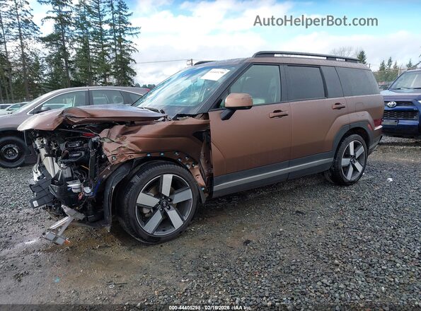 5NMP3DG10RH012416 2024 HYUNDAI SANTA FE HYBRID Коричневый Передняя левая четверть