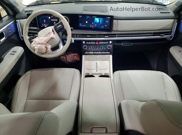 5NMP3DG19SH067467 2025 HYUNDAI SANTA White წინა პანელის ხედი