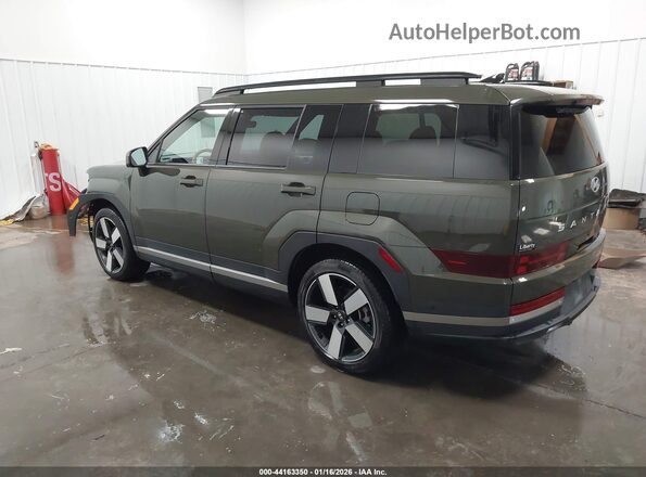 5NMP3DG1XRH004498 2024 HYUNDAI SANTA FE HYBRID Зеленый Задняя левая четверть