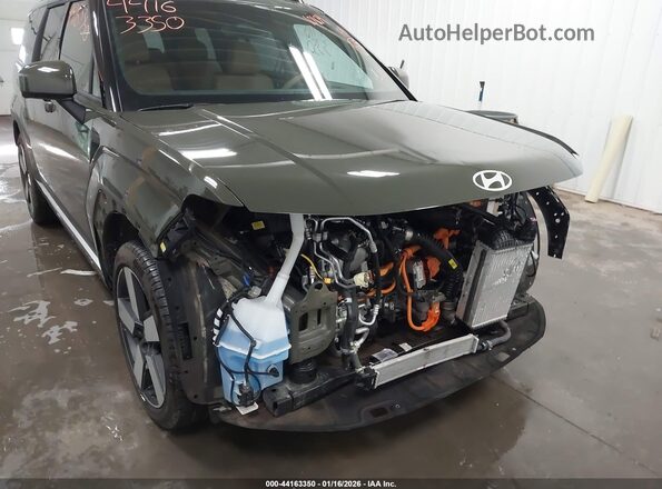 5NMP3DG1XRH004498 2024 HYUNDAI SANTA FE HYBRID Зеленый Вид спереди