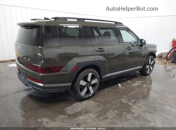5NMP3DG1XRH004498 2024 HYUNDAI SANTA FE HYBRID Зеленый Задняя правая четверть