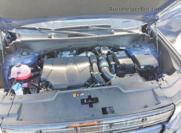 5NMP3DGL7SH109233 2025 HYUNDAI SANTA Blue Engine compartment view