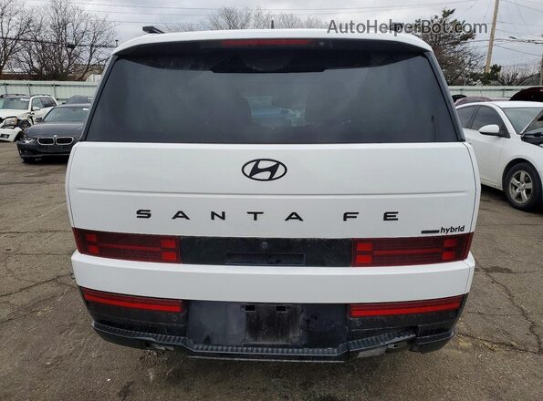 5NMP5DG13RH005843 2024 HYUNDAI SANTA FE CALLIGRAPHY White Vista trasera