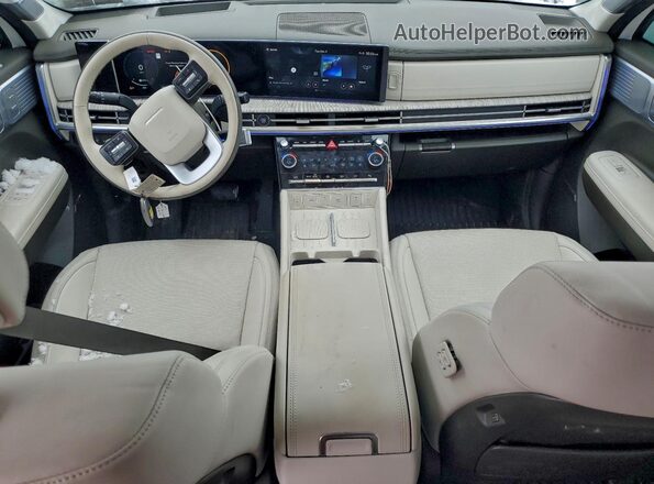 5NMP5DG15SH025324 2025 HYUNDAI SANTA FE CALLIGRAPHY White Widok deski rozdzielczej
