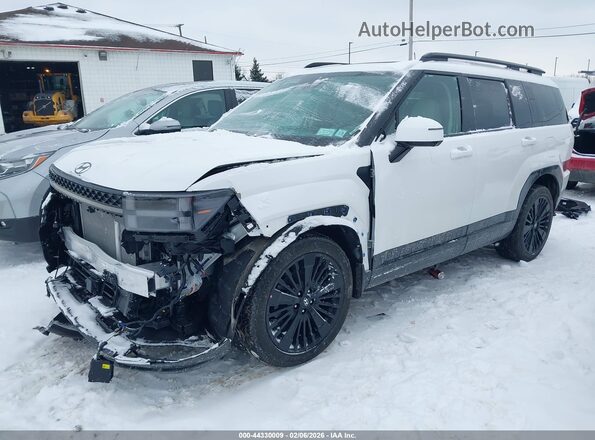5NMP5DG17TH096641 2026 HYUNDAI SANTA FE HYBRID White Vista tres cuartos delantera izquierda