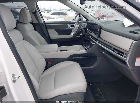 5NMP5DG17TH096641 2026 HYUNDAI SANTA FE HYBRID White Vista interior delantera