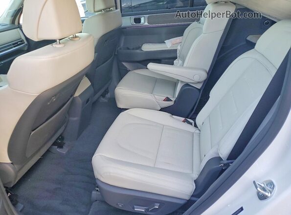 5NMP5DG1XSH039493 2025 HYUNDAI SANTA White Вид задньої частини салону