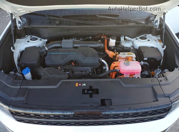 5NMP5DG1XSH039493 2025 HYUNDAI SANTA White Вид підкапотного простору
