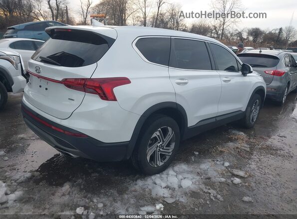 5NMS1DAJ7MH327845 2021 HYUNDAI SANTA FE White Trasero derecho