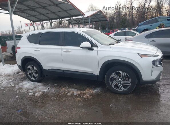 5NMS1DAJ7MH327845 2021 HYUNDAI SANTA FE White Vista interior trasera