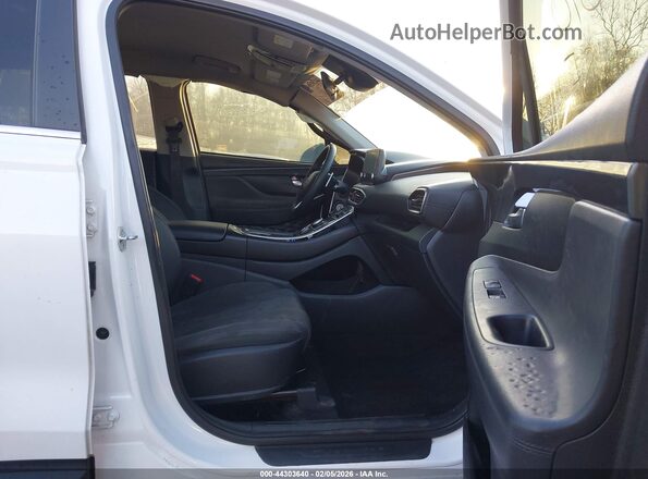 5NMS1DAJ7MH327845 2021 HYUNDAI SANTA FE White Vista interior delantera