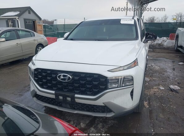 5NMS1DAJ7MH327845 2021 HYUNDAI SANTA FE White Vista del cuadro de instrumentos