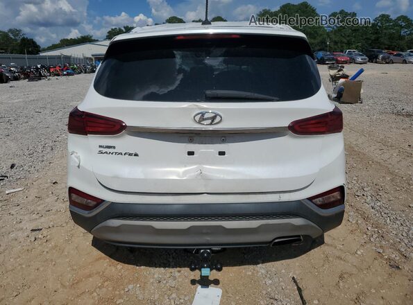 5NMS23AD2LH273273 2020 HYUNDAI SANTA White უკანა ხედი
