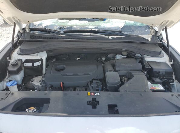 5NMS23AD2LH273273 2020 HYUNDAI SANTA White ძრავის განყოფილების ხედი