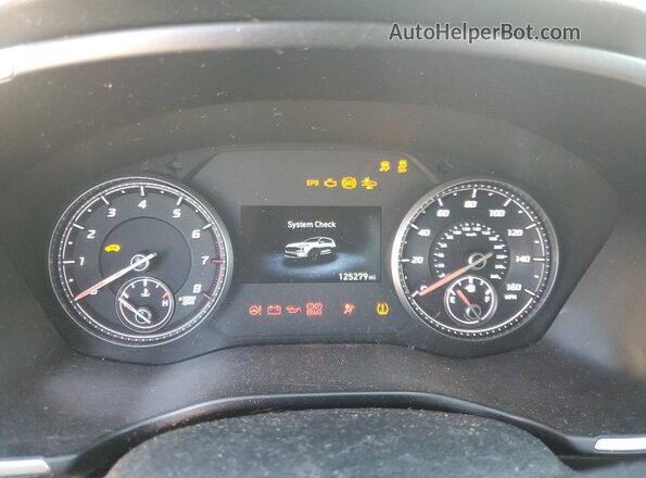 5NMS24AJ9MH327357 2021 HYUNDAI SANTA Black ხელსაწყოთა პანელის ხედი