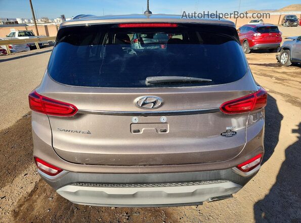 5NMS2CAD6KH105280 2019 HYUNDAI SANTA Brown 