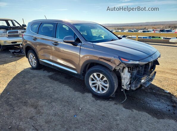 5NMS2CAD6KH105280 2019 HYUNDAI SANTA Brown 