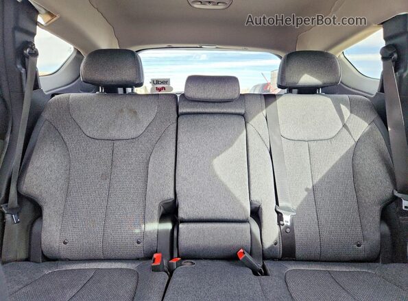 5NMS2DA15PH019123 2023 HYUNDAI SANTA FE HYBRID BLUE White Rear seats view