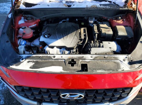 5NMS2DAJ0PH486255 2023 HYUNDAI SANTA Red Engine compartment view