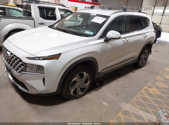5NMS2DAJ1NH396996 2022 HYUNDAI SANTA FE White წინა მარცხენა ხედი სამი მეოთხედიდან