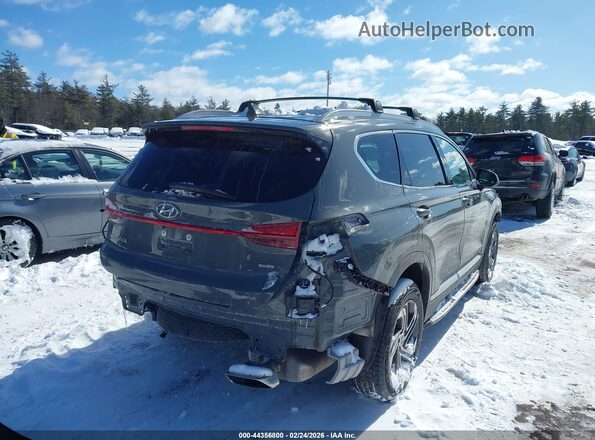 5NMS2DAJ7MH326224 2021 HYUNDAI SANTA FE Gray Trasero derecho