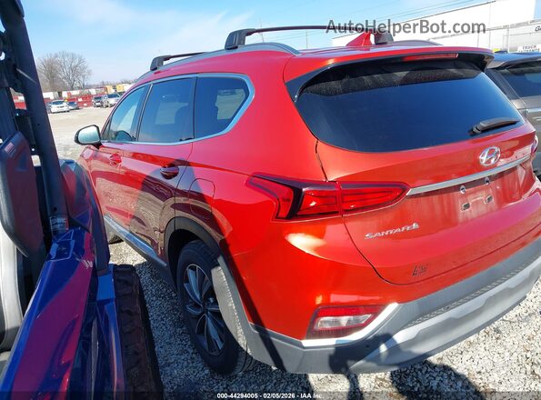 5NMS33AD1LH185764 2020 HYUNDAI SANTA FE Красный Задняя левая четверть