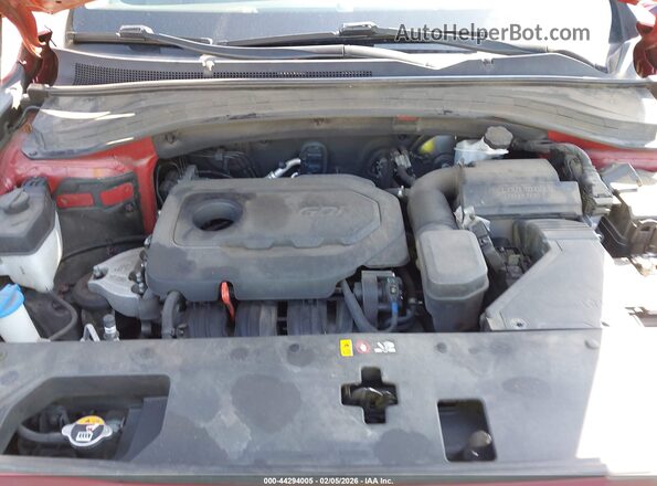 5NMS33AD1LH185764 2020 HYUNDAI SANTA FE Красный Вид сзади