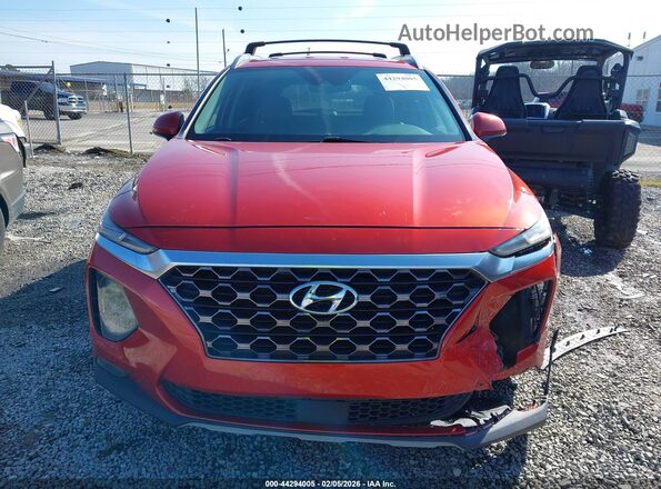 5NMS33AD1LH185764 2020 HYUNDAI SANTA FE Красный Вид щитка приборов