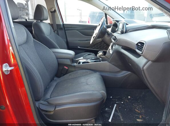 5NMS33AD1LH185764 2020 HYUNDAI SANTA FE Красный Вид салона спереди