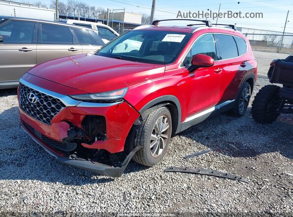 5NMS33AD1LH185764 2020 HYUNDAI SANTA FE Красный Передняя левая четверть