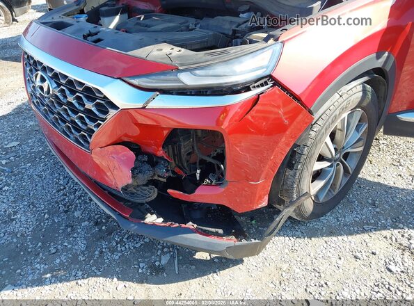 5NMS33AD1LH185764 2020 HYUNDAI SANTA FE Красный Вид спереди