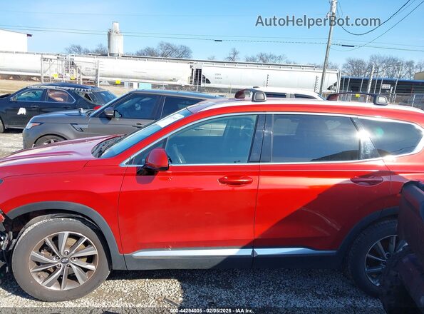 5NMS33AD1LH185764 2020 HYUNDAI SANTA FE Красный Панорамный вид салона 360°