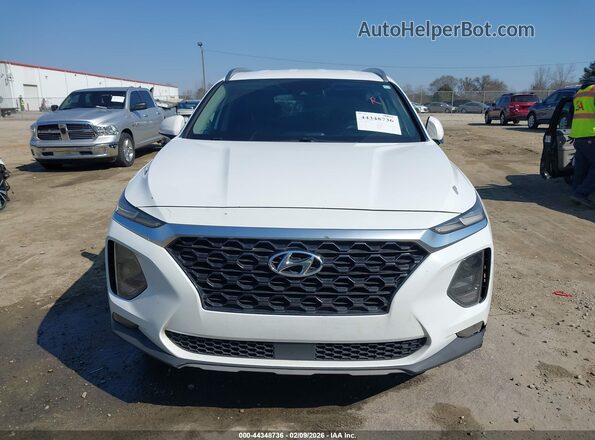 5NMS33AD3KH026288 2019 HYUNDAI SANTA FE White Widok wnętrza z tyłu