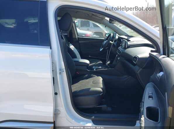 5NMS33AD3KH026288 2019 HYUNDAI SANTA FE White Widok wnętrza z przodu