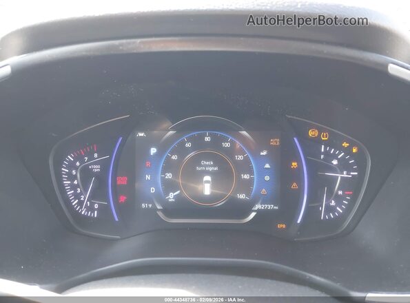 5NMS33AD3KH026288 2019 HYUNDAI SANTA FE White Widok tylnych siedzeń