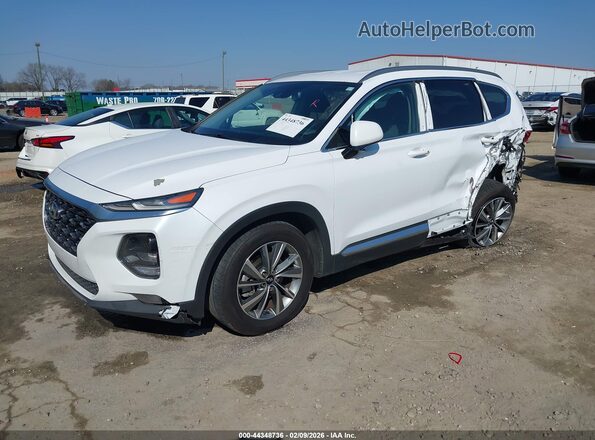 5NMS33AD3KH026288 2019 HYUNDAI SANTA FE White Przód lewy