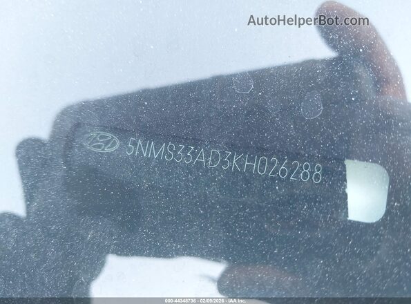 5NMS33AD3KH026288 2019 HYUNDAI SANTA FE White 