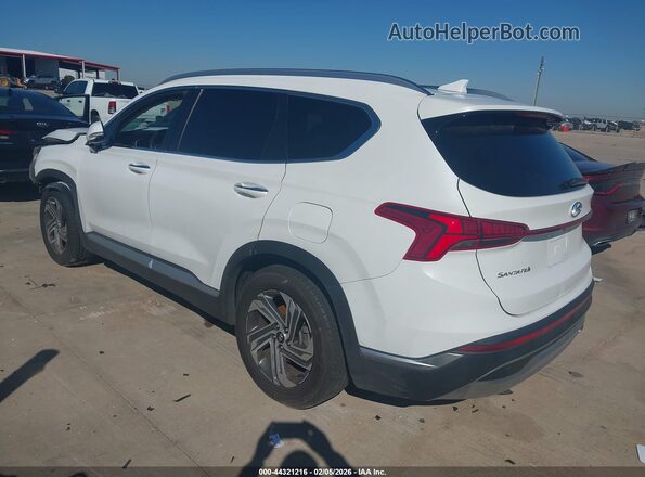 5NMS34AJ3MH339307 2021 HYUNDAI SANTA FE White Trasero izquierdo
